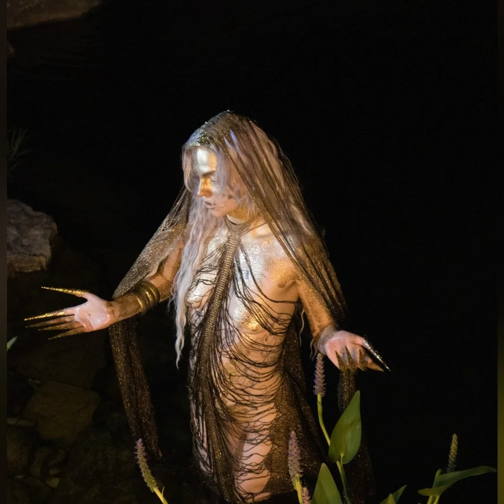 The Golden Goddess Dress/Gown - Picture 8 of 9